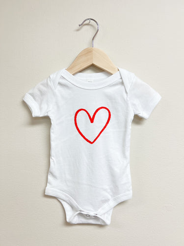 Signature Heart Baby Onsie