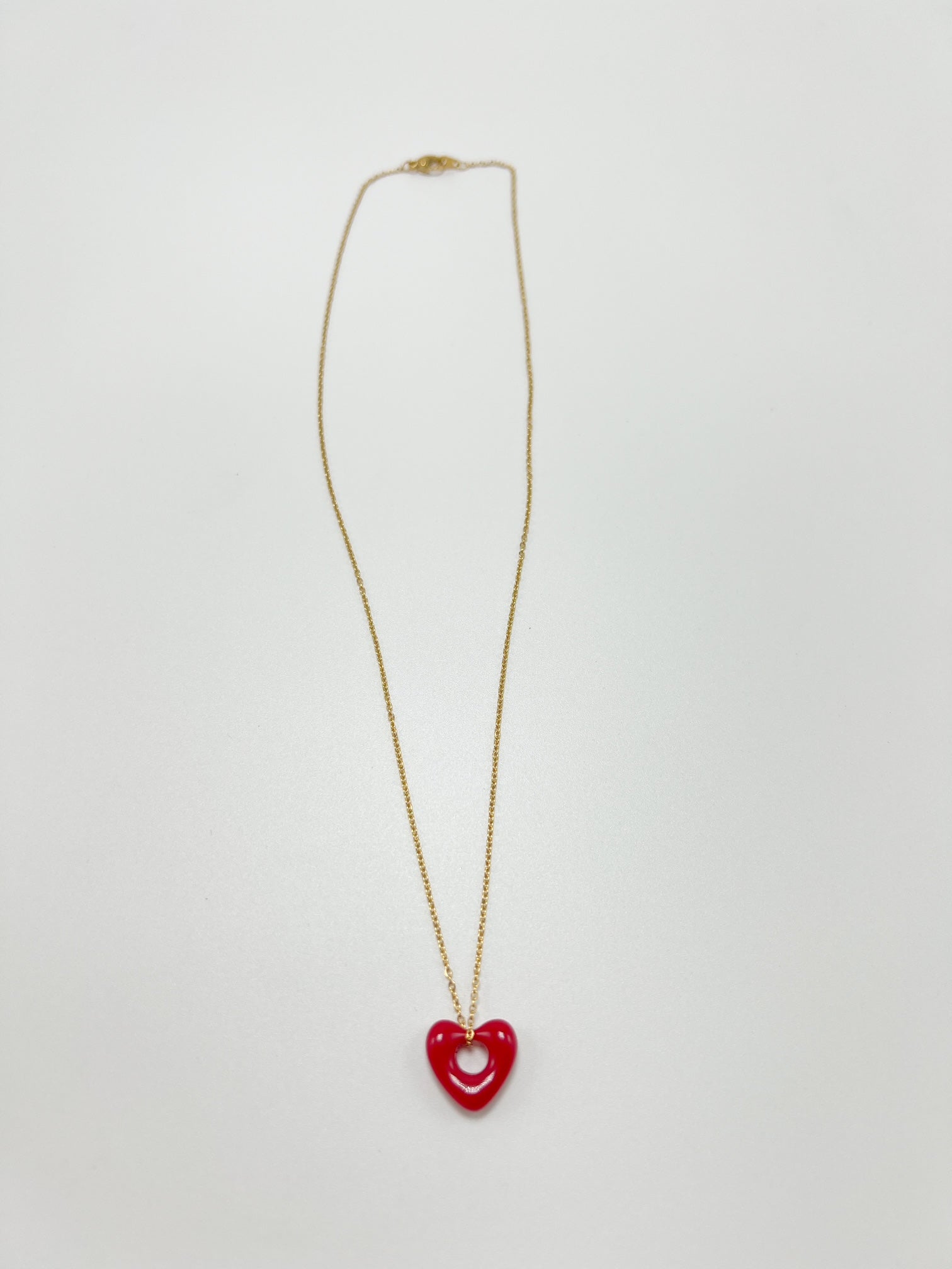 Signature Heart Necklace - Red – Stoll & Heart